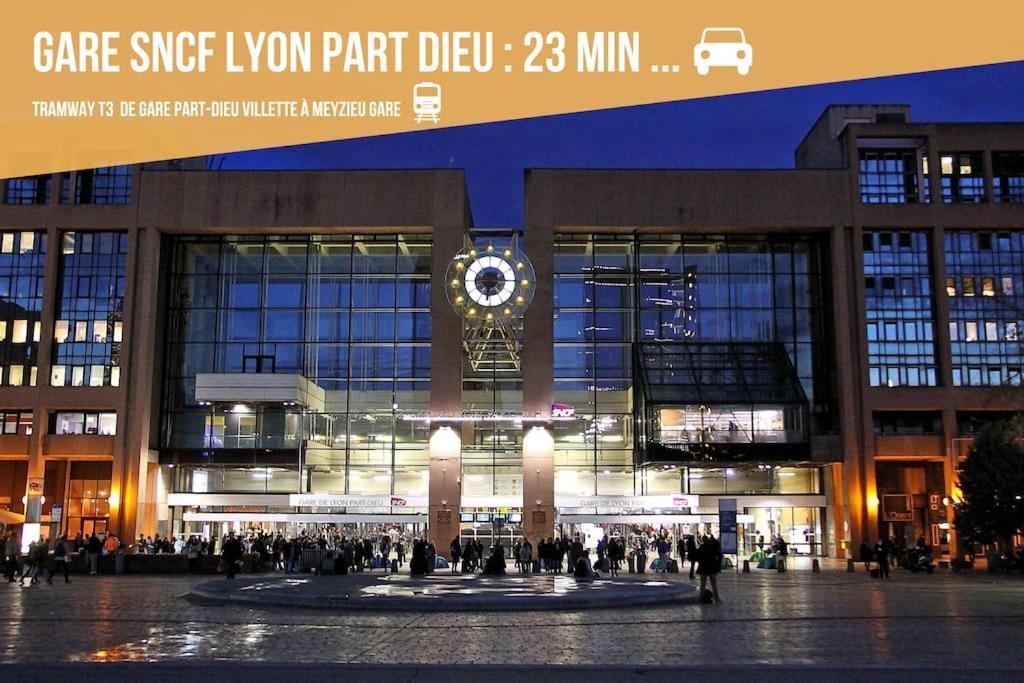 Comfort And Tranquility Near Lyon And Groupama Stadium, 4 Personnes Meyzieu Exterior foto